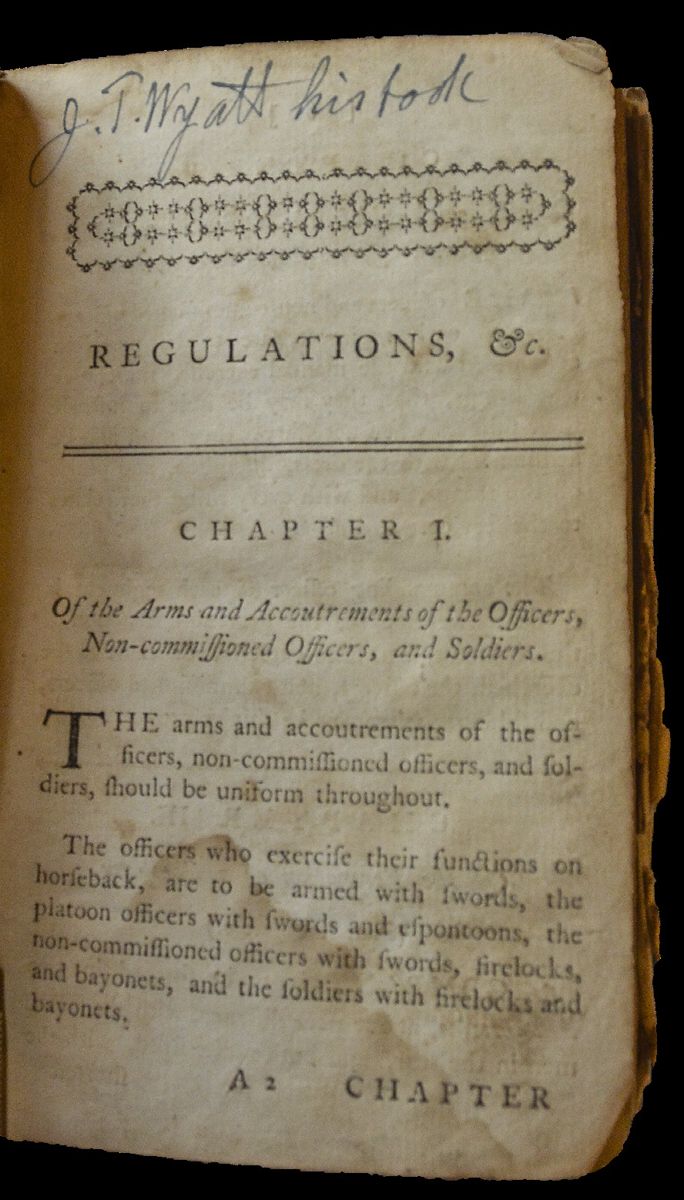 First Edition Von Steuben Manual — photograph 3 from the original article