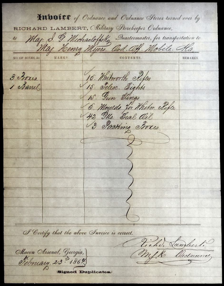 The Confederate Whitworth Rifle — photograph 3 from the original article