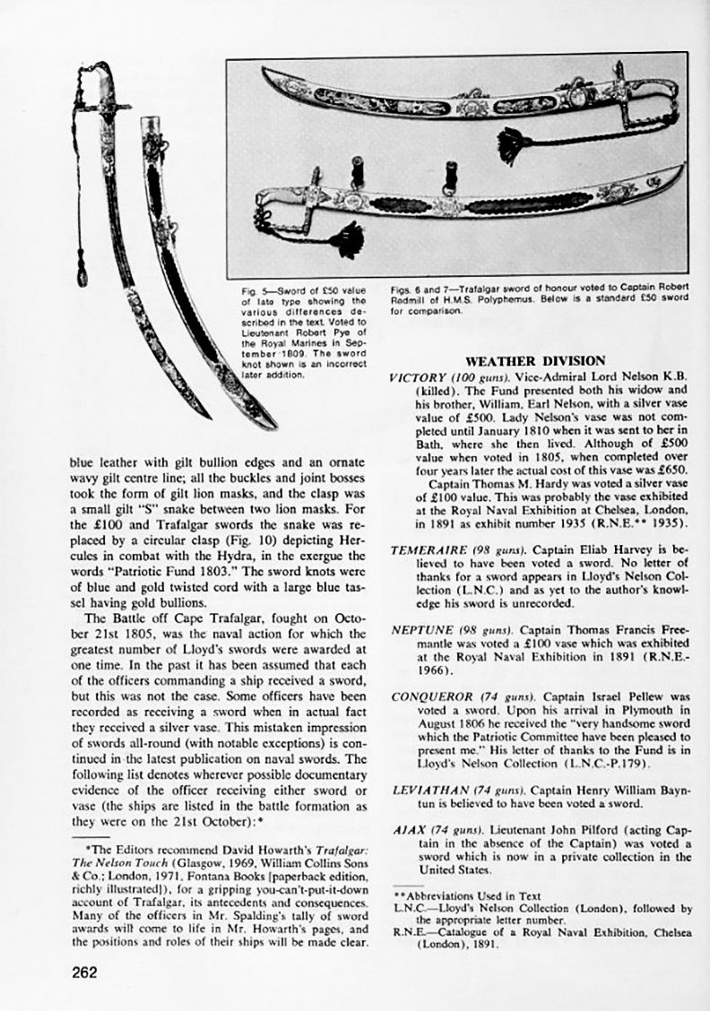 £100 Lloyd’s Patriotic Fund Sword of Captain Robert Redmill — photograph 3 from the original article