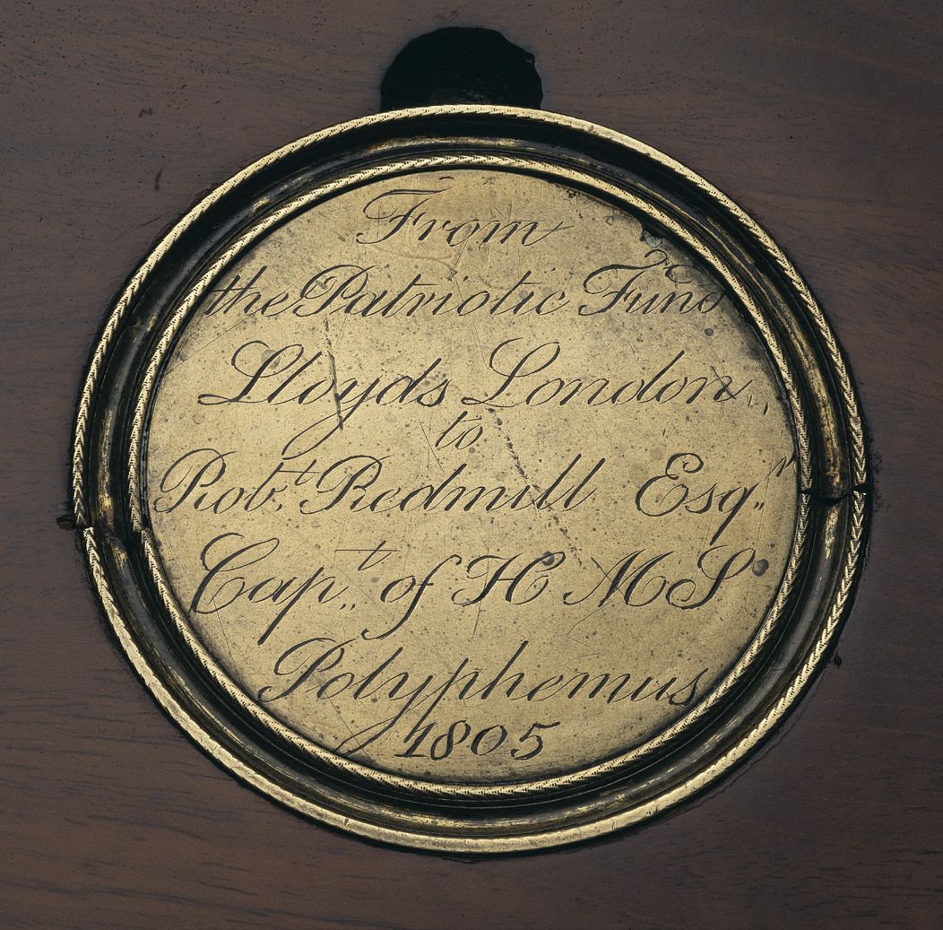 £100 Lloyd’s Patriotic Fund Sword of Captain Robert Redmill — photograph 8 from the original article