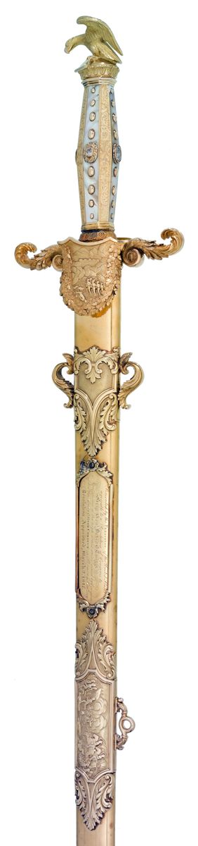 General David Twiggs’ Gold Presentation Sword — lead photograph from the original article