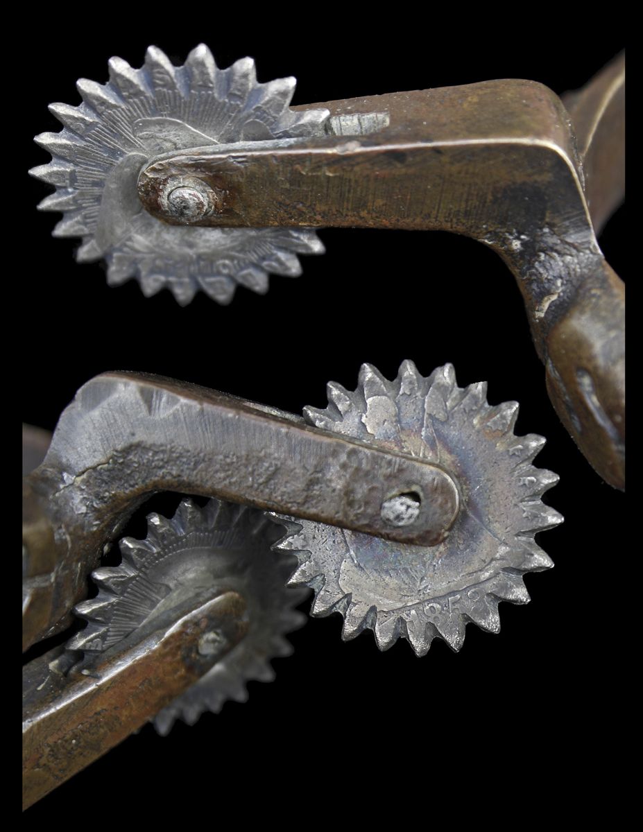 An Original Pair of Leech & Rigdon Spurs — photograph 2 from the original article