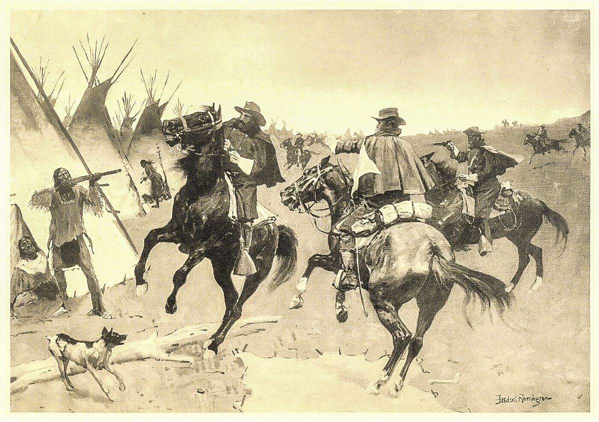 Private Henry Gray, U.S. Second Cavalry — lead photograph from the original article