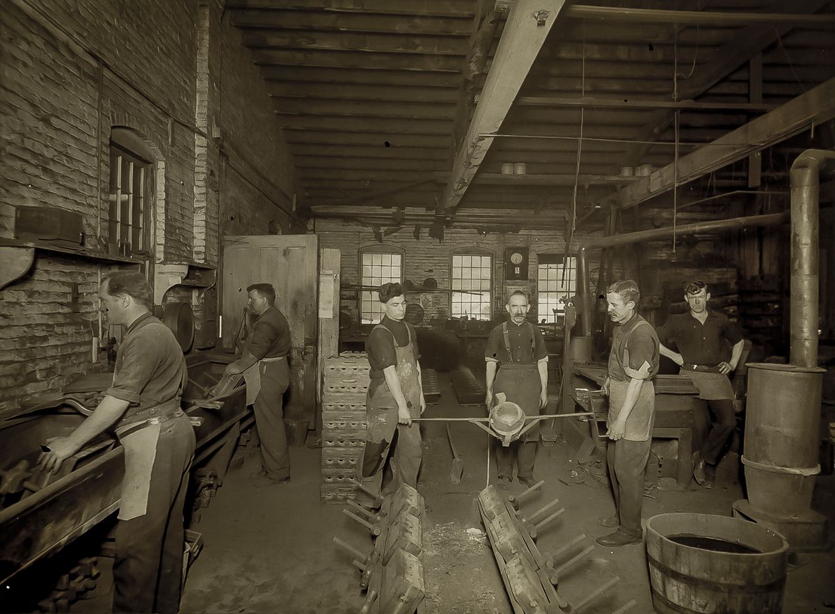 Inside the Ames Manufacturing Company — lead photograph from the original article