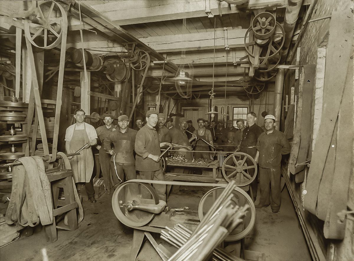 Inside the Ames Manufacturing Company — photograph 2 from the original article