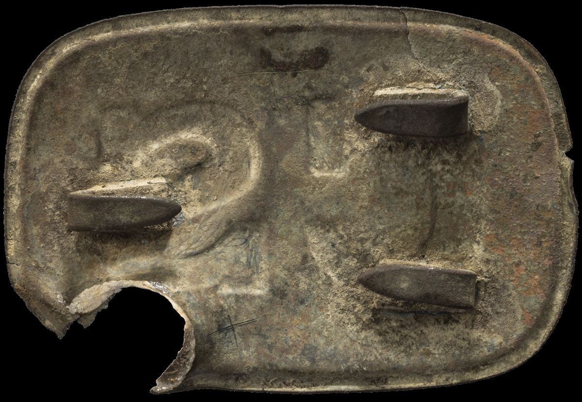 Confederate Bullet Struck Waist Belt Buckle — photograph 4 from the original article