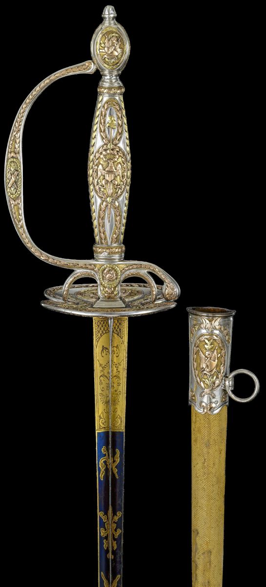 “congress to Col. Willett”: Sword of Marinus Willett — photograph 2 from the original article