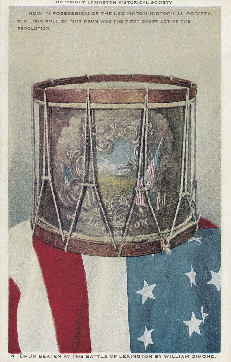 The Drum That Beat the Lexington Alarm — lead photograph from the original article