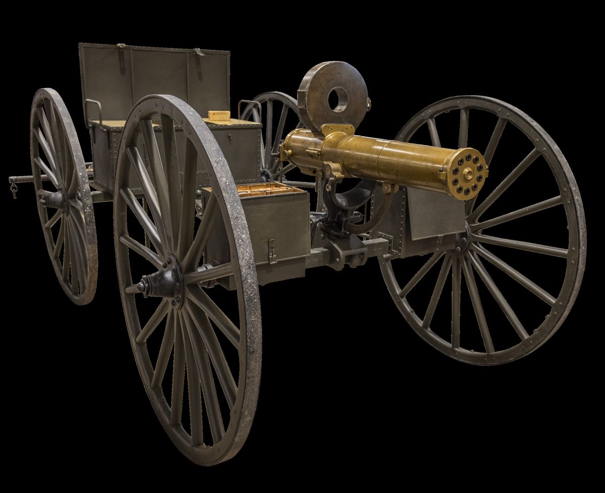 The Model 1883 Gatling Gun — photograph 2 from the original article