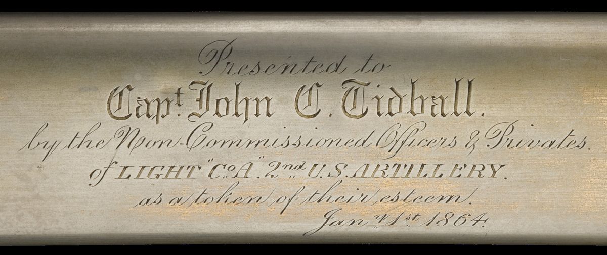 John C. Tidball and His Presentation Sword — photograph 2 from the original article